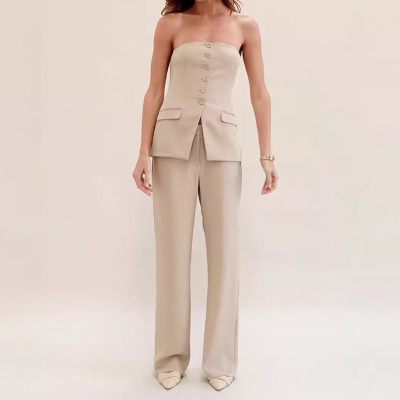 House of Luna | Grace Strapless Suit Set