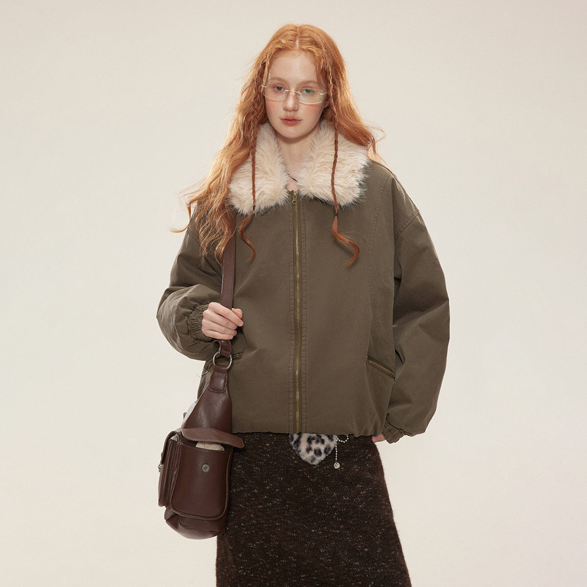 House of Luna | Shearling Sage Jacket