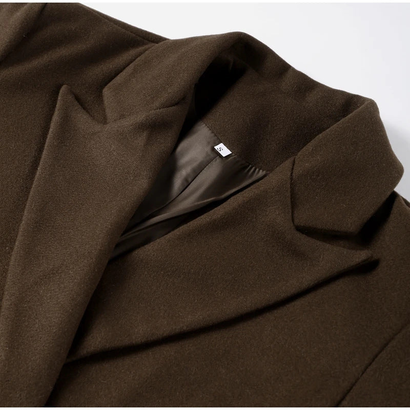 House of Luna | Drape Wool Overcoat