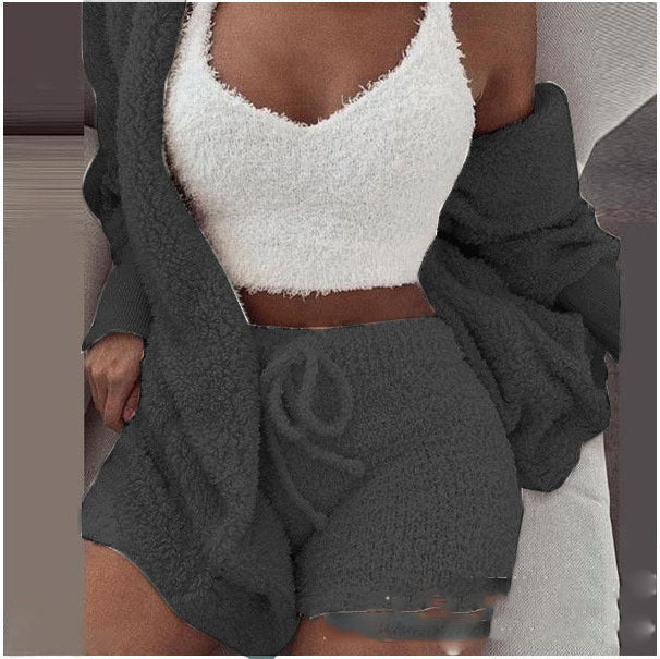 House of Luna | 3-Piece Plush Loungewear Set