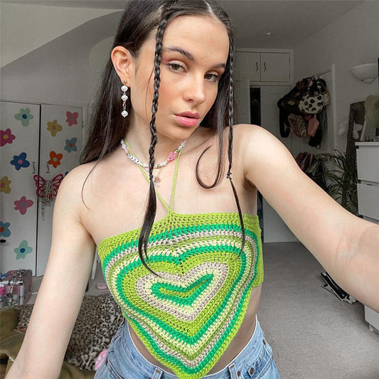 House of Luna | Heartcore Crochet Crop Top