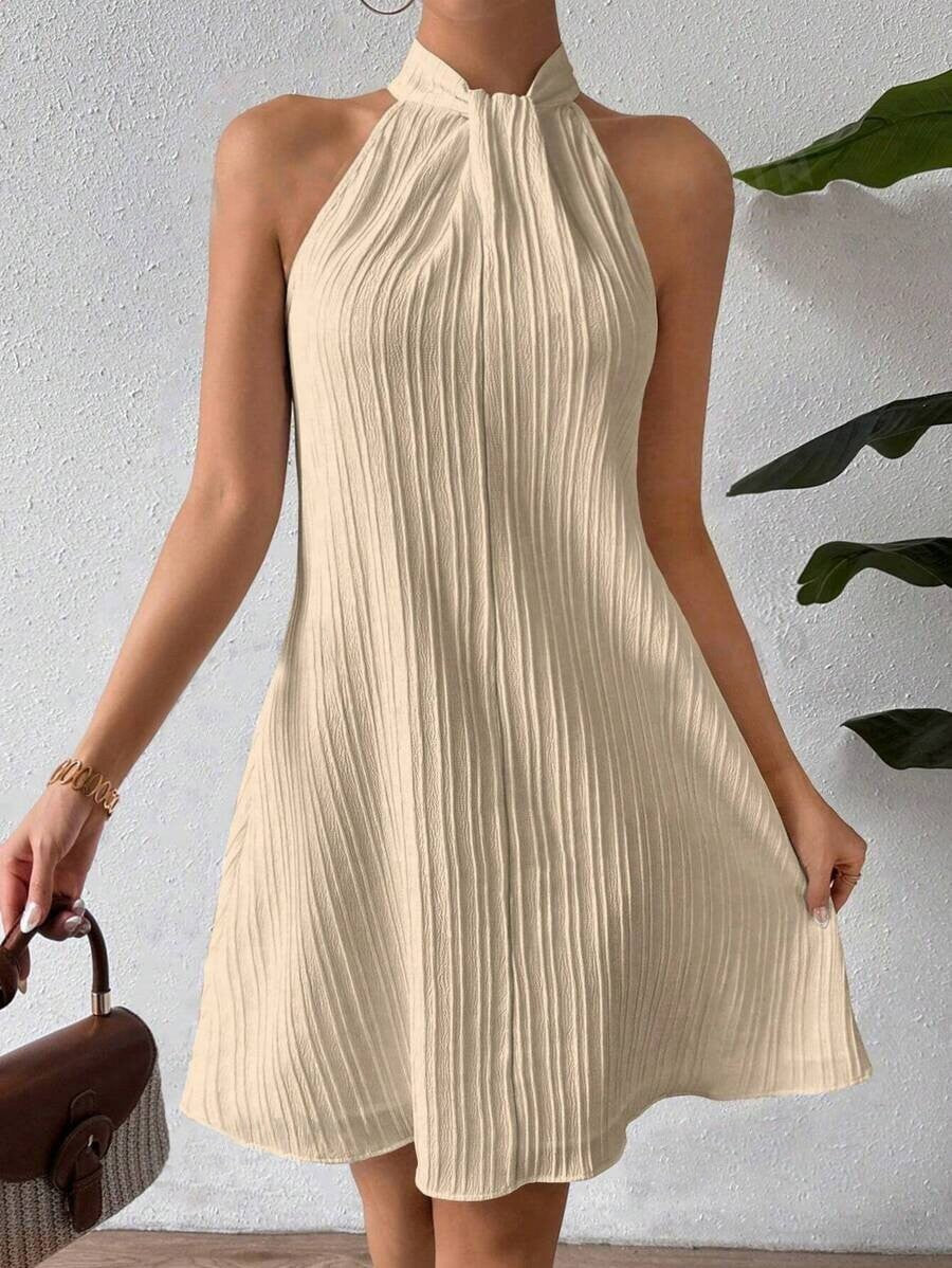 House of Luna | Drape Halter Dress