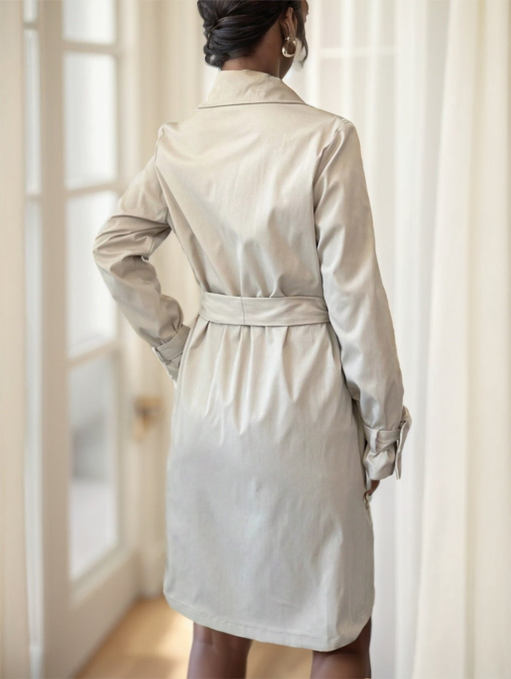 House of Luna | Icon Trench Coat – Belted Double-Breasted Winter Elegance