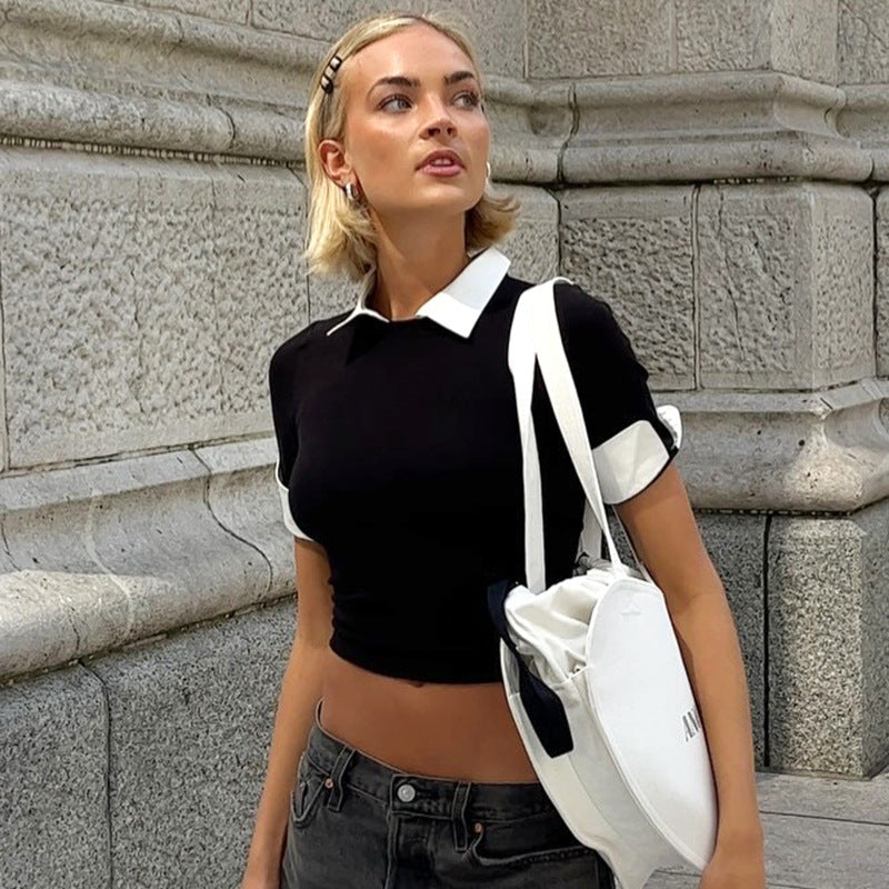 House of Luna | The Milan Polo Crop