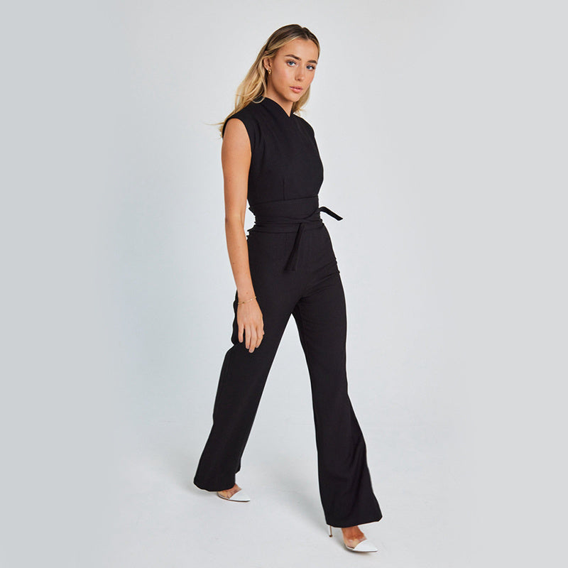 House of Luna | Stellar Flow Jumpsuit – Sleeveless Wide-Leg Summer One-Piece
