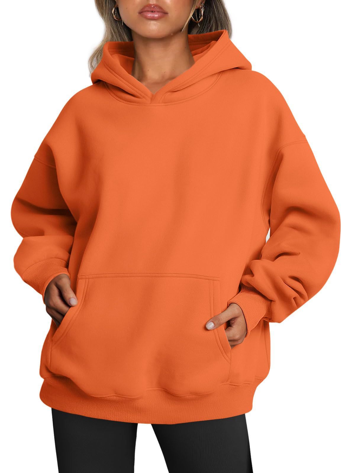 House of Luna | Oversized Fleece Hoodie – Cozy Pullover with Pocket for Fall & Winter