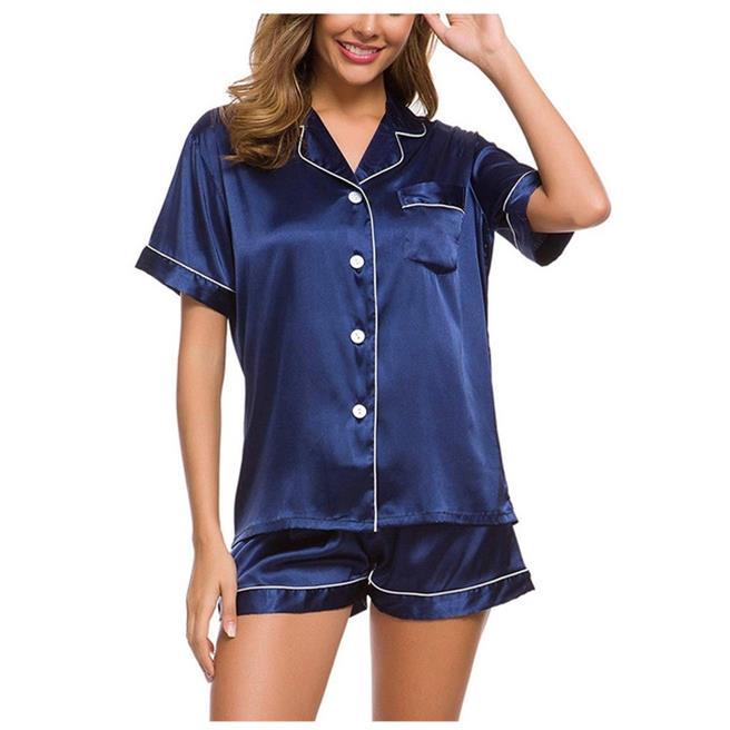 House of Luna | Satin Short Pajama Set