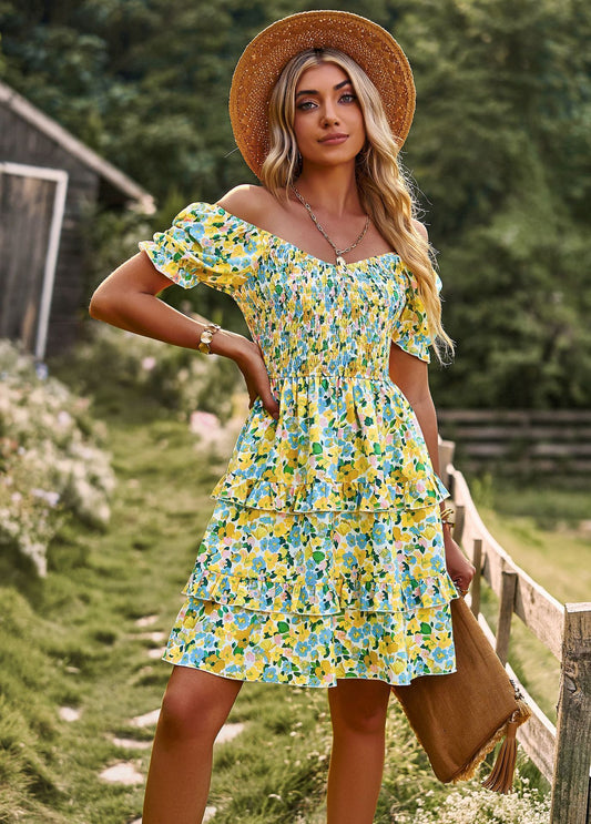 House of Luna | Sunset Ruffle Summer Dress