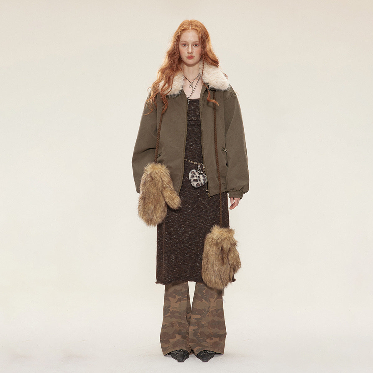 House of Luna | Shearling Sage Jacket