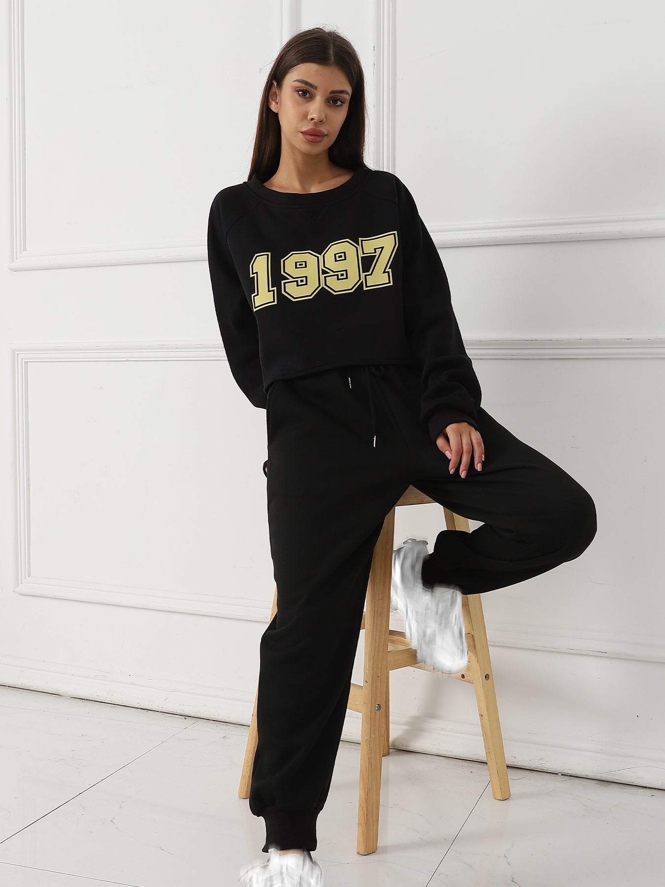 House of Luna | 1997 Graphic Lounge Set – Long Sleeve Hoodie & Joggers