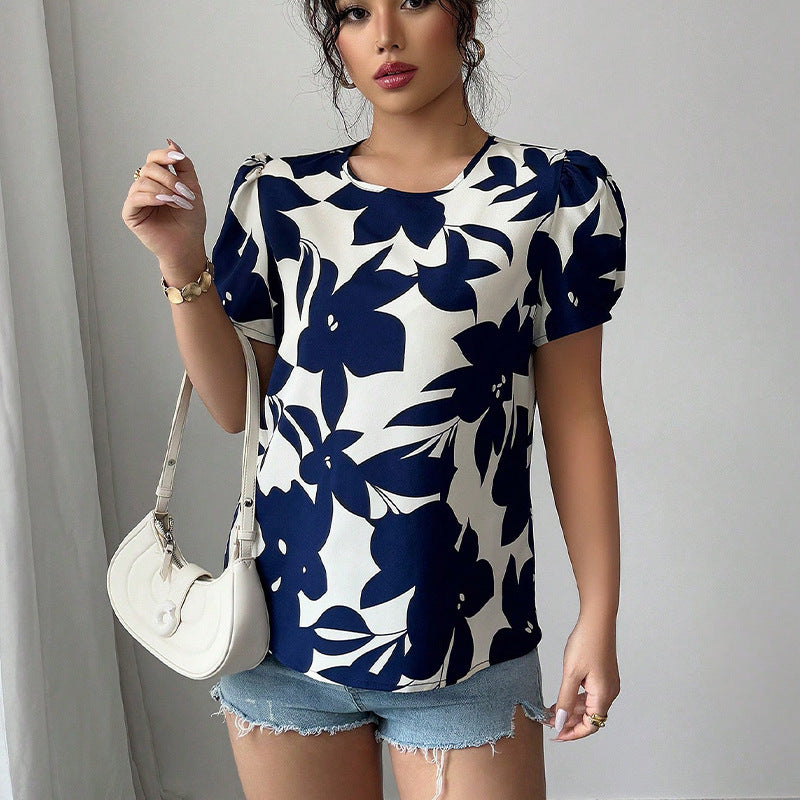 House of Luna | Bloom Bold Print Top