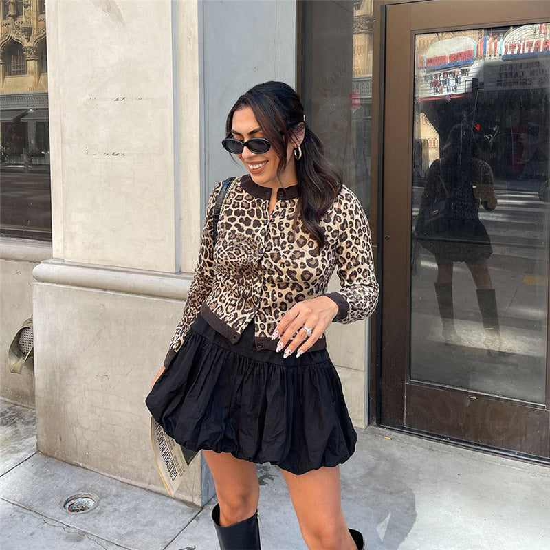 House of Luna | Wildside Leopard Print Top