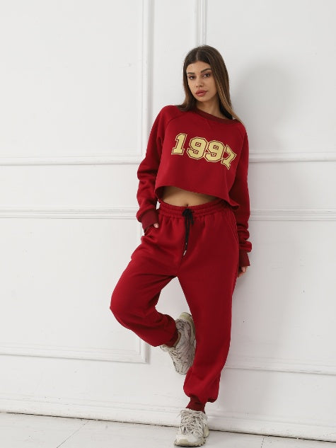 House of Luna | 1997 Graphic Lounge Set – Long Sleeve Hoodie & Joggers