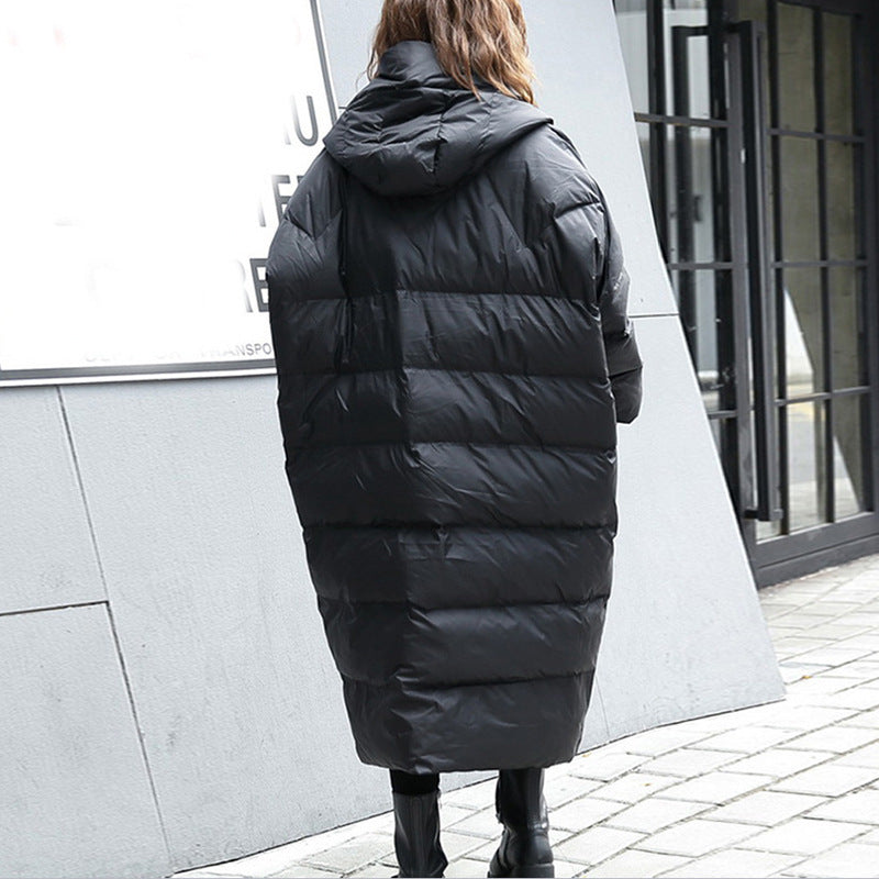 House of Luna | Longline Puffer Jacket – Women’s Winter Coat with Zipper Closure