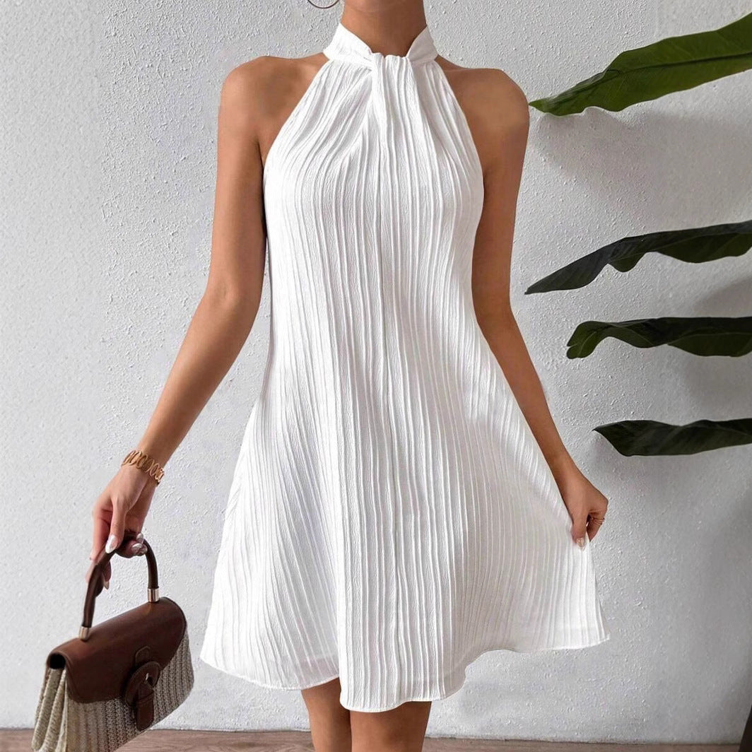House of Luna | Drape Halter Dress