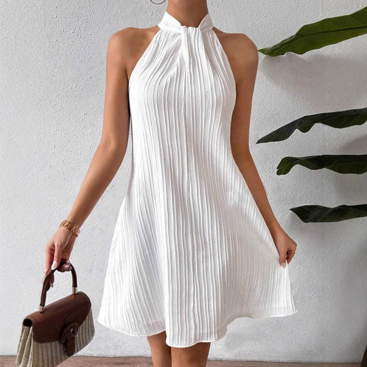 House of Luna | Drape Halter Dress