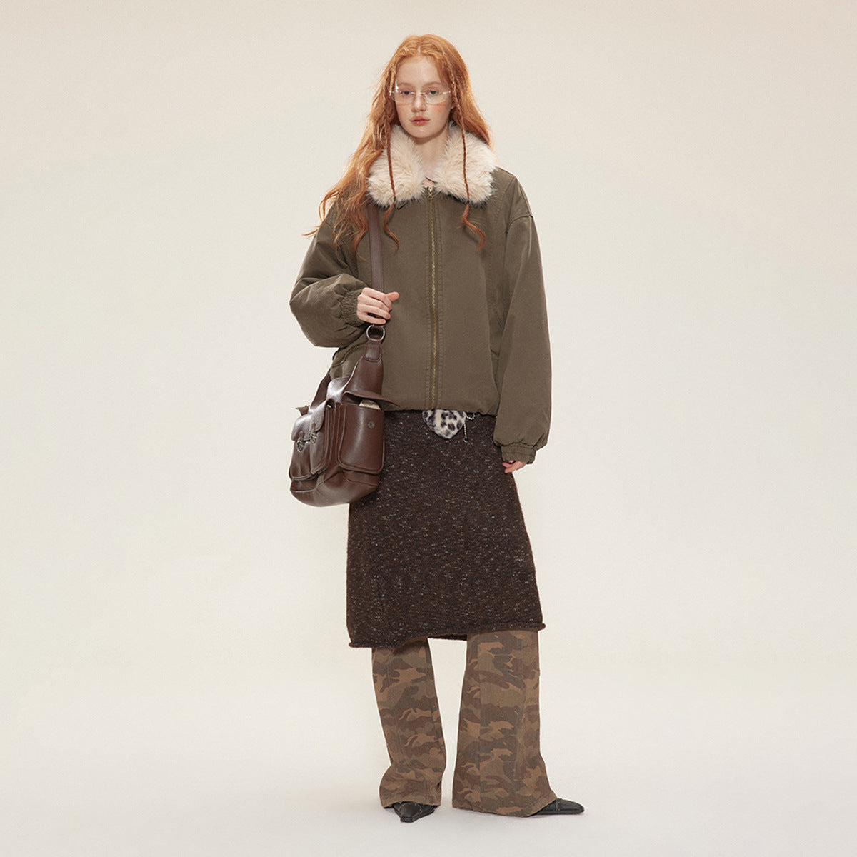 House of Luna | Shearling Sage Jacket