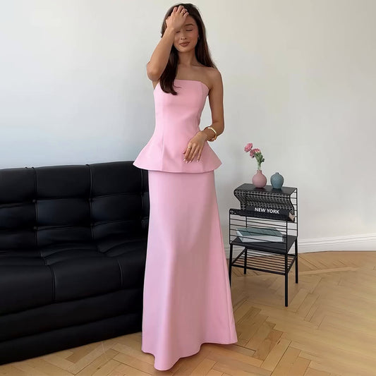 House of Luna | Selene Sculpt Set – Structured Top + Long Skirt