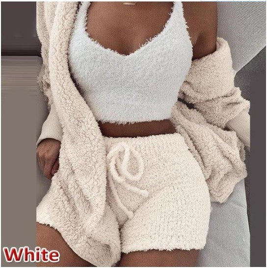 House of Luna | 3-Piece Plush Loungewear Set