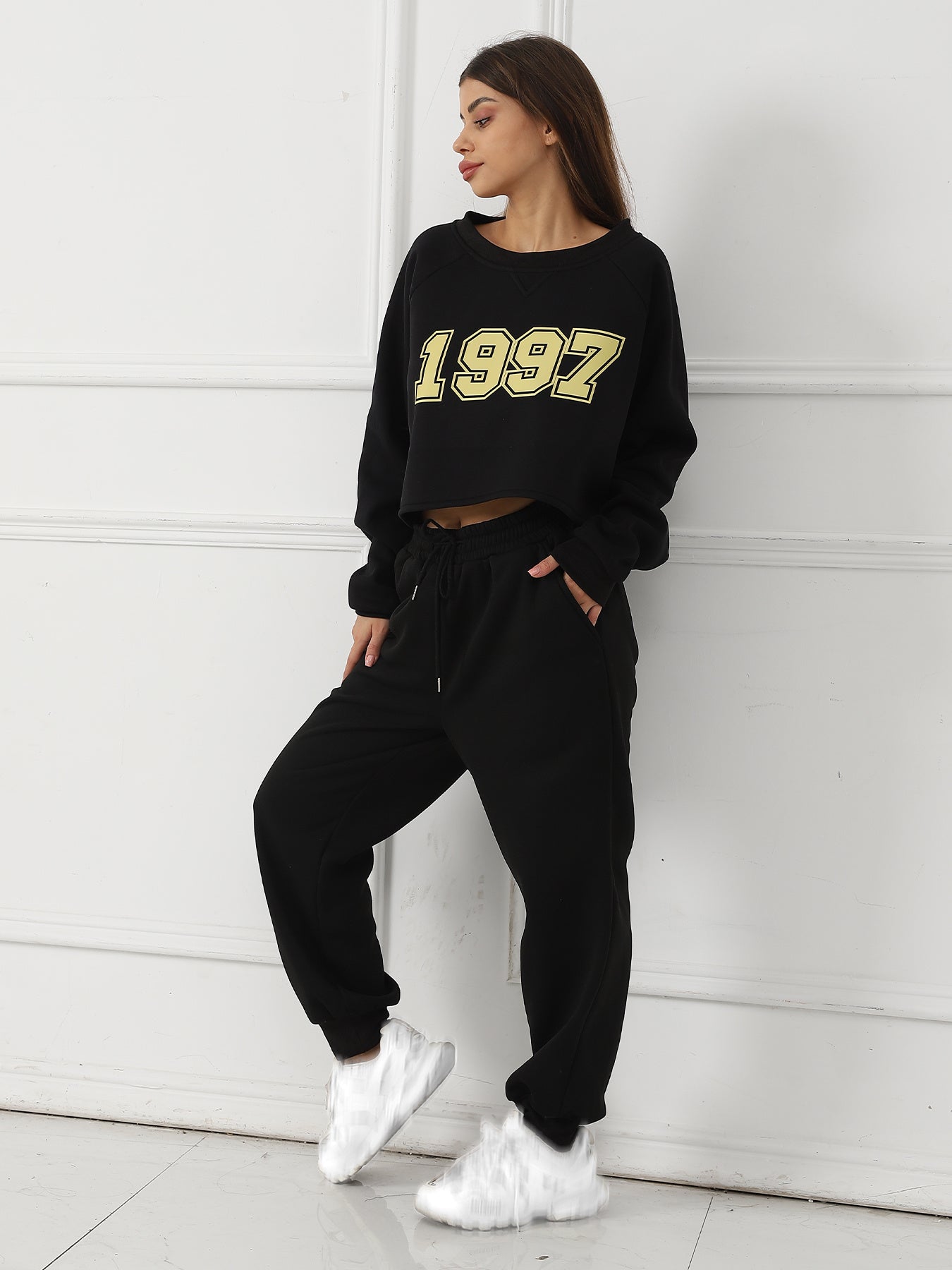 House of Luna | 1997 Graphic Lounge Set – Long Sleeve Hoodie & Joggers