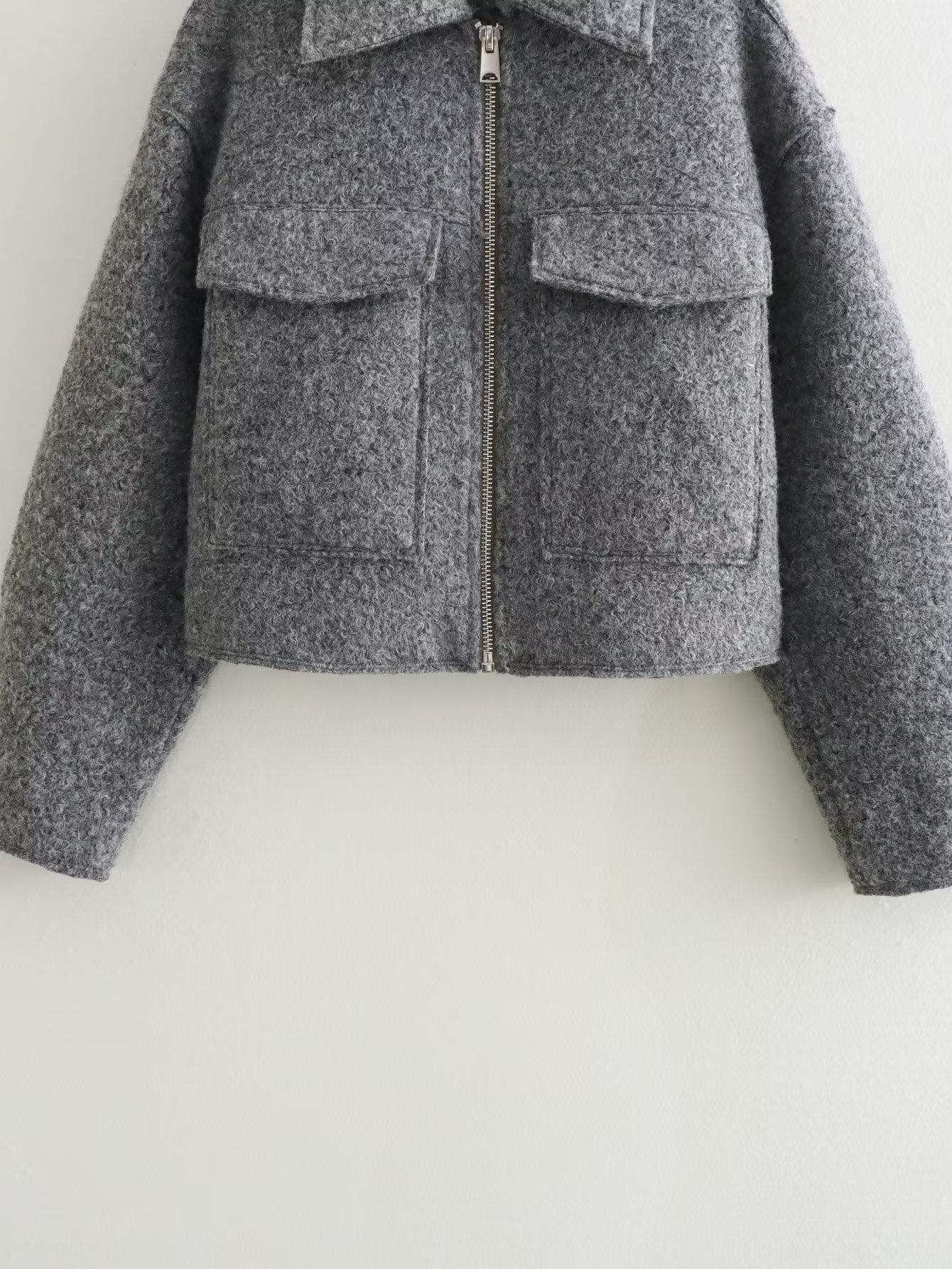 House of Luna | The Marlowe Textured Zip Jacket