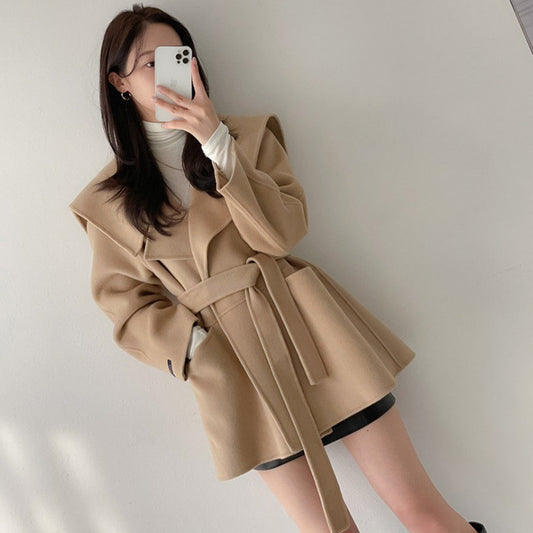 House of Luna | The Vienna Pleated Trench Mini Coat
