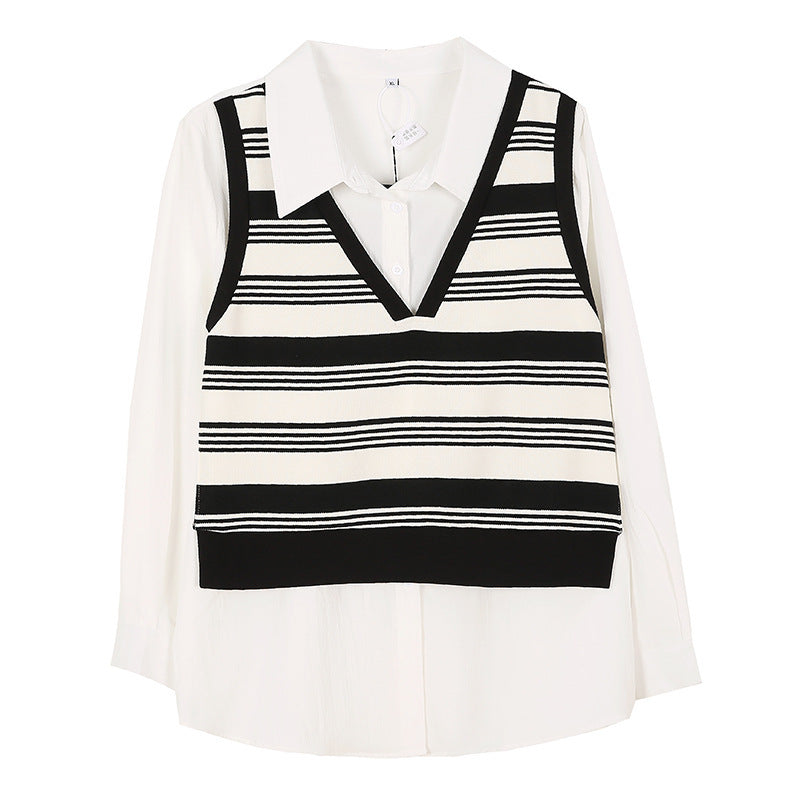 House of Luna | The PreppyEase Striped Knit Vest