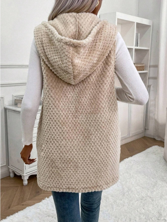 House of Luna | Textured Open-Front Vest