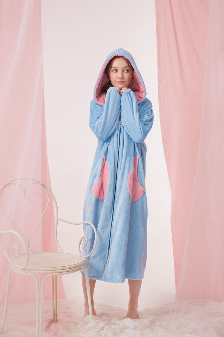 House of Luna | The Cloudberry Hooded Lounge Robe
