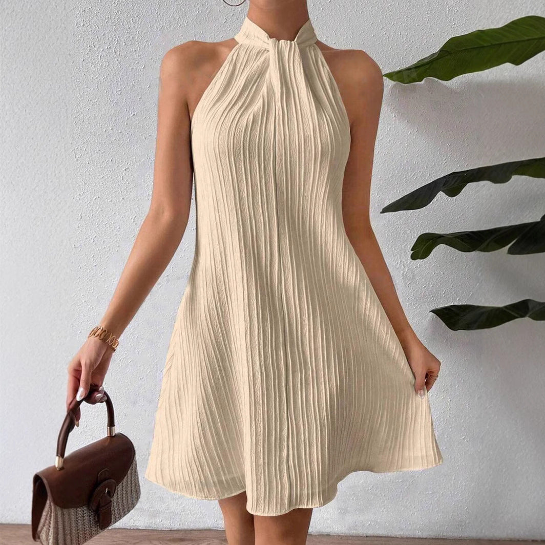House of Luna | Drape Halter Dress