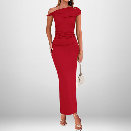 House of Luna | Valentina Off-Shoulder Gown