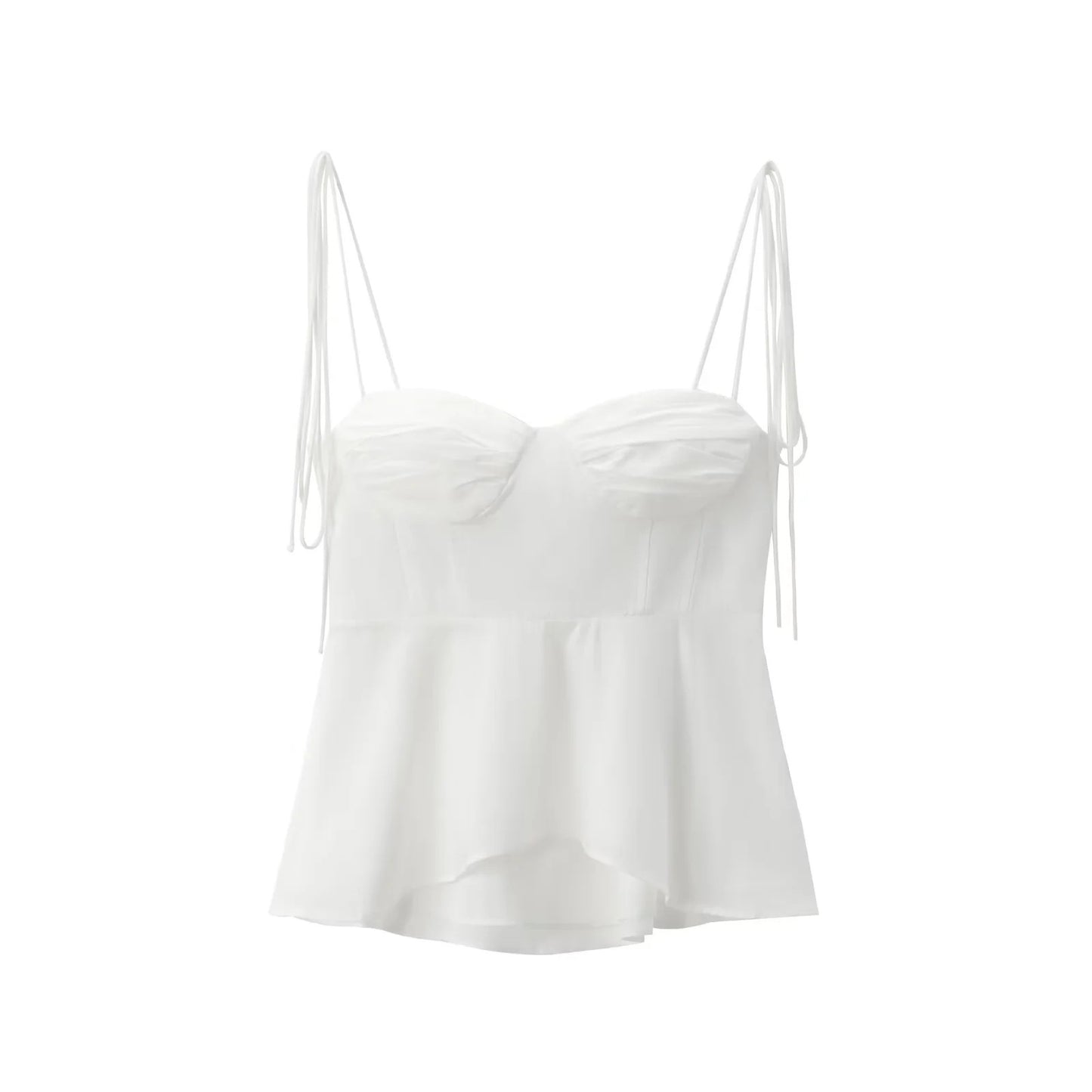 House of Luna | Belle Bustier Cami – White