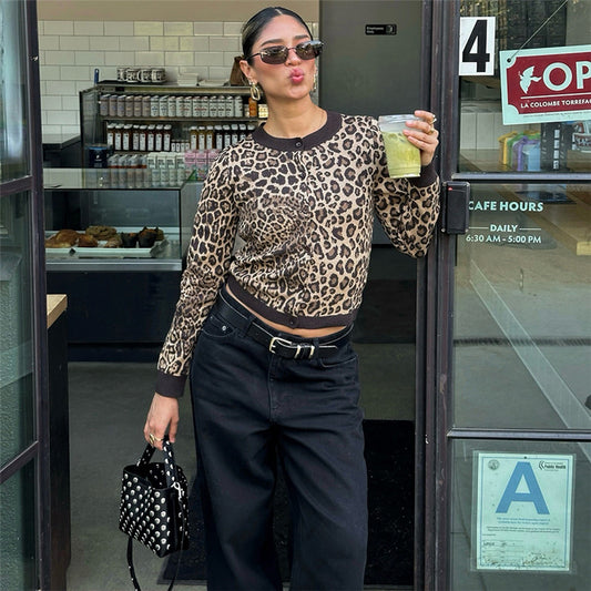 House of Luna | Wildside Leopard Print Top
