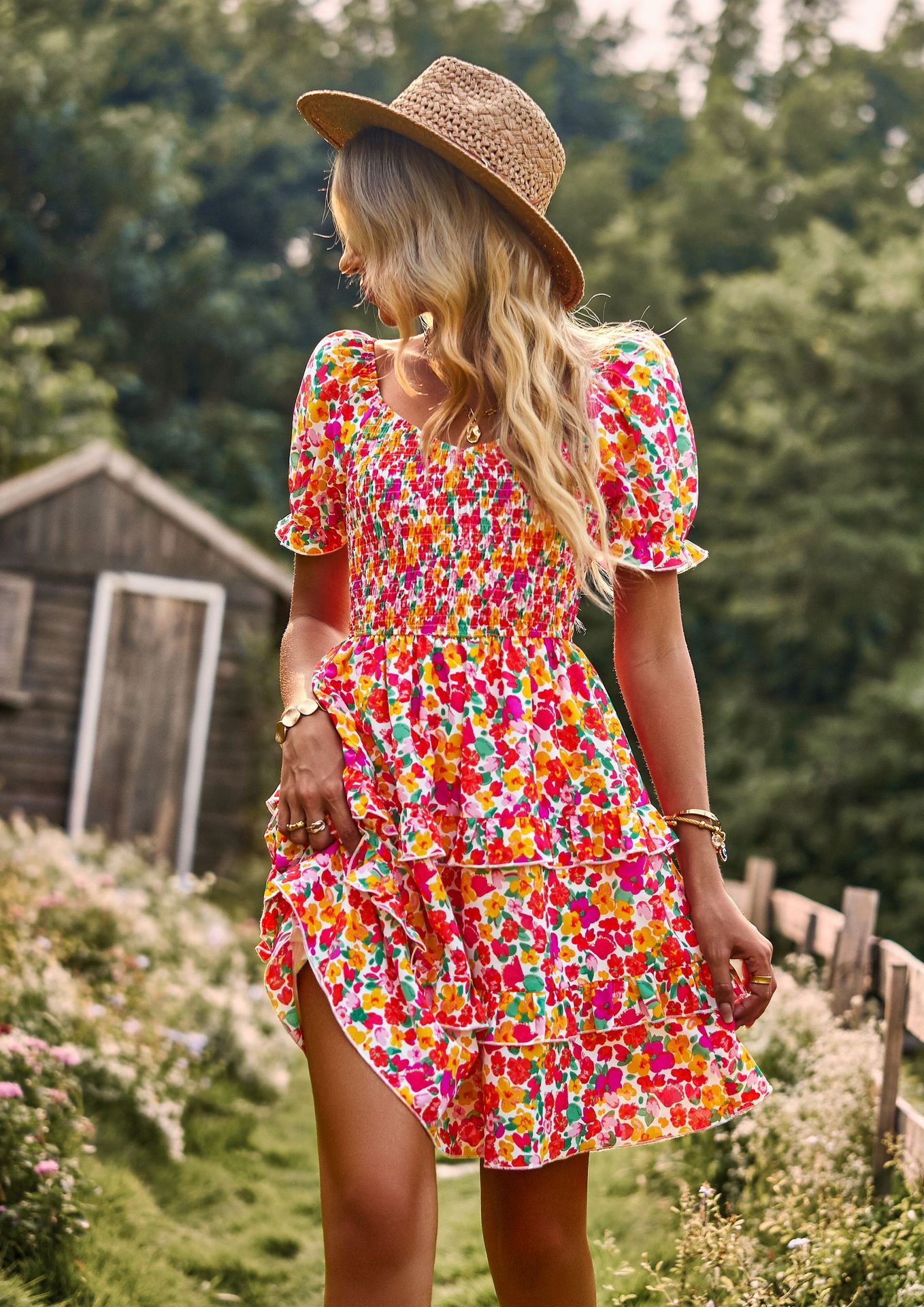 House of Luna | Sunset Ruffle Summer Dress