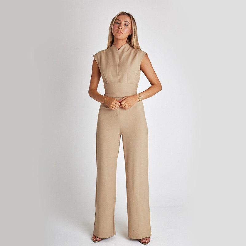 House of Luna | Stellar Flow Jumpsuit – Sleeveless Wide-Leg Summer One-Piece