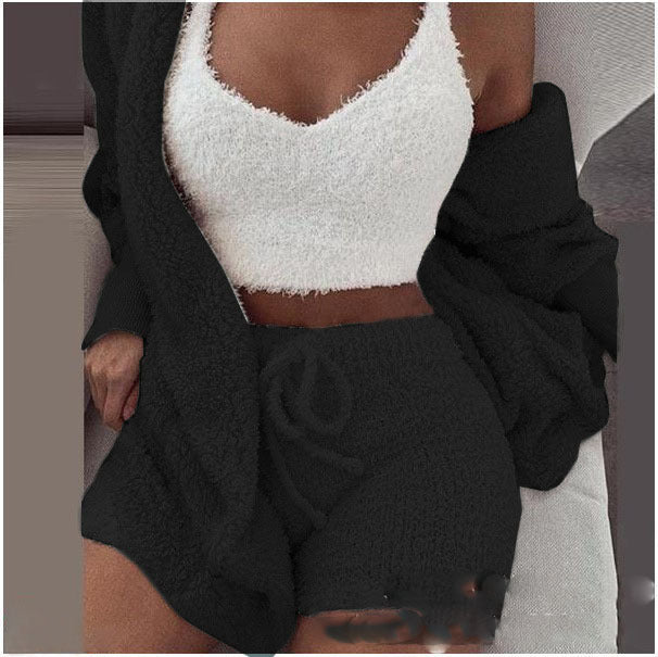 House of Luna | 3-Piece Plush Loungewear Set