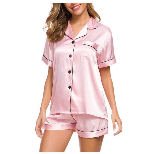 House of Luna | Satin Short Pajama Set