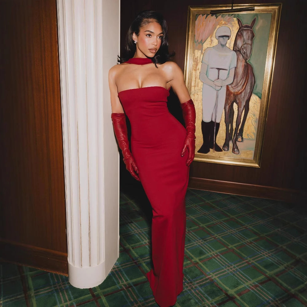 House of Luna | Scarlet Aura Evening Dress