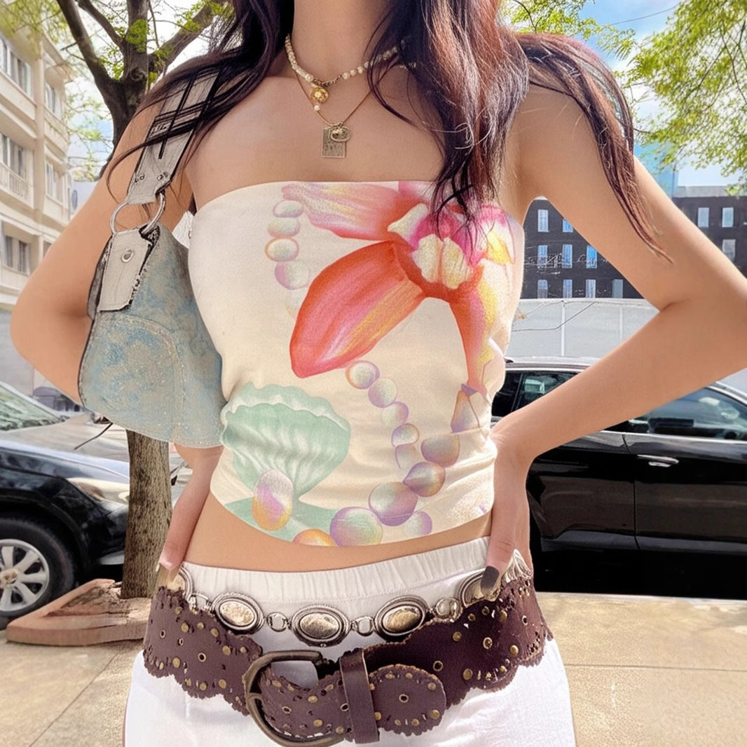 House of Luna | Island Bloom Tube Top