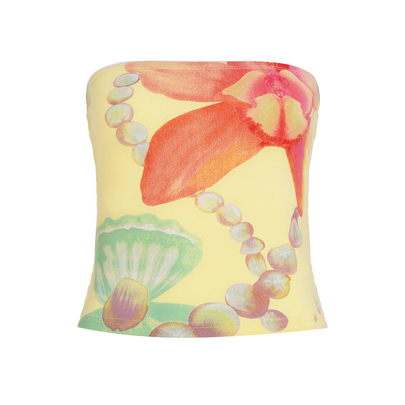 House of Luna | Island Bloom Tube Top