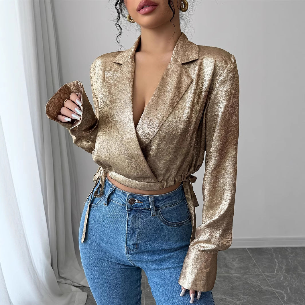 House of Luna | Golden Hour Wrap Blouse