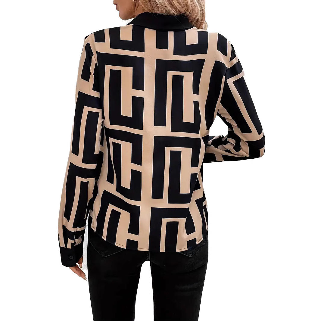 House of Luna | Artemis Print Blouse