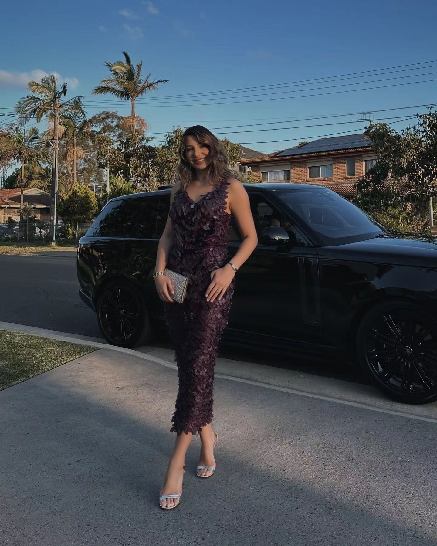House of Luna | Siren Gown – Sequined & Backless