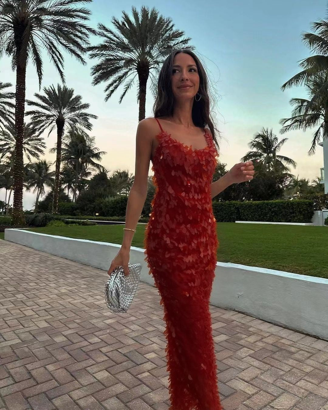 House of Luna | Siren Gown – Sequined & Backless