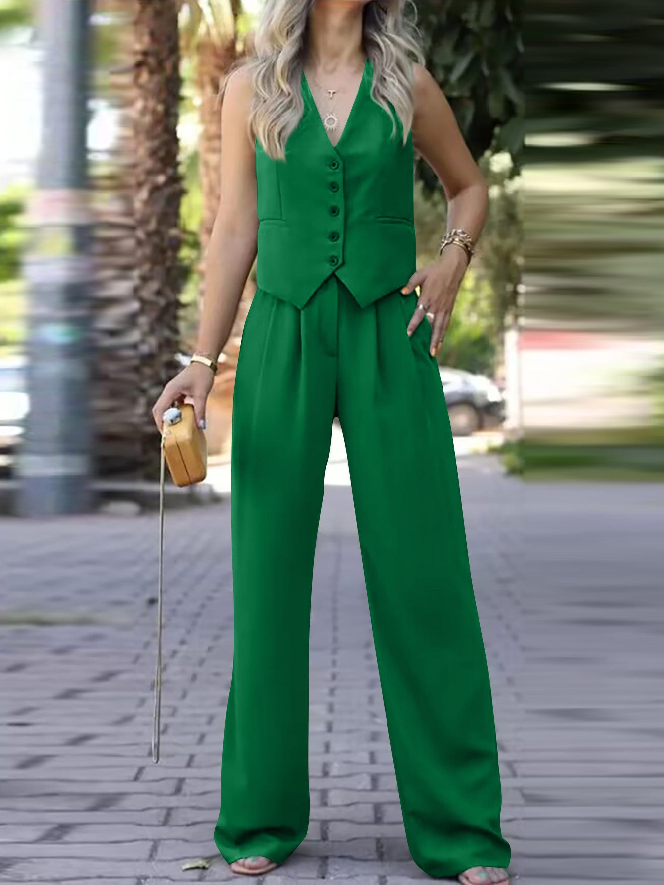 House of Luna | Midnight Muse Tailored Vest & Trouser Set