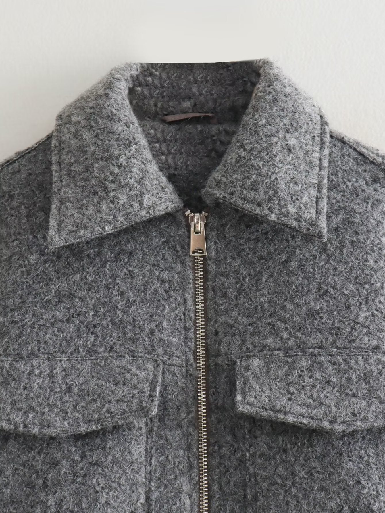 House of Luna | The Marlowe Textured Zip Jacket