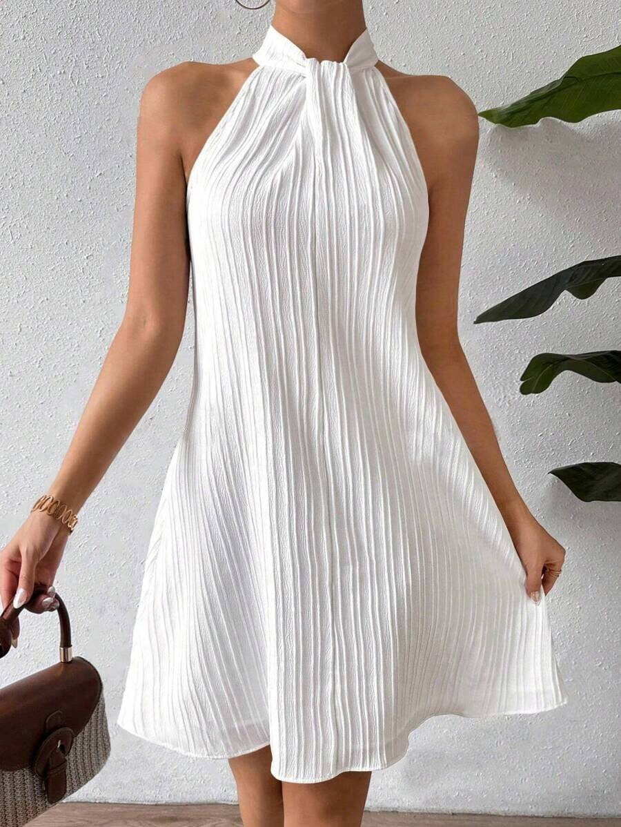 House of Luna | Drape Halter Dress