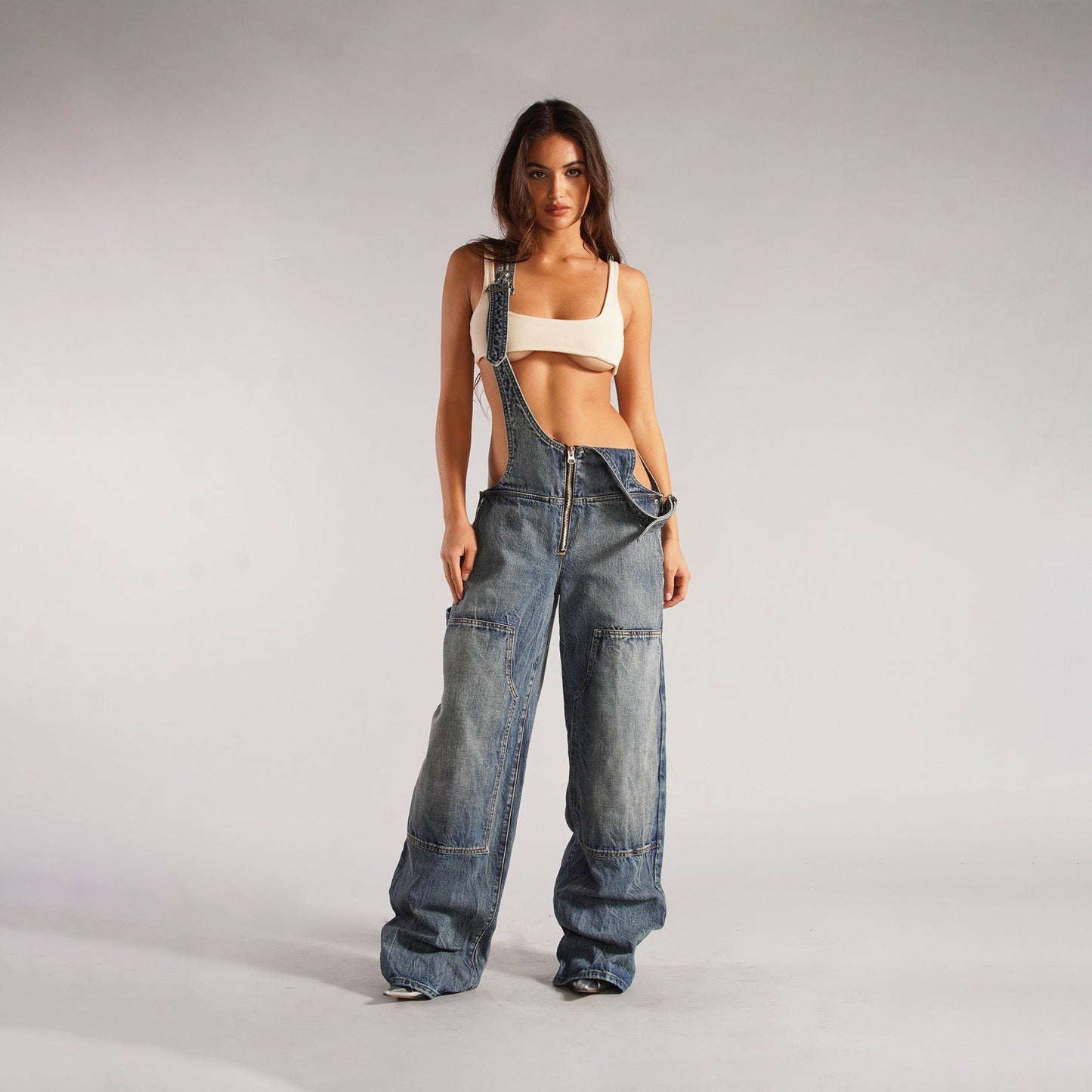 House of Luna | Luna Rebel Cargo Jeans – Baggy High-Waisted Streetwear Denim