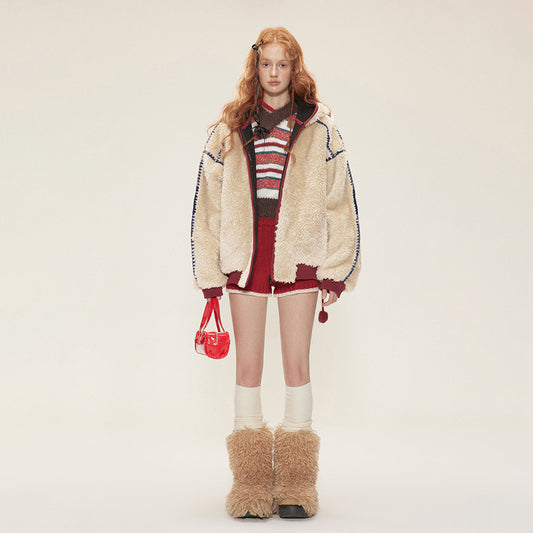 House of Luna | Snow Bunny Sherpa Jacket