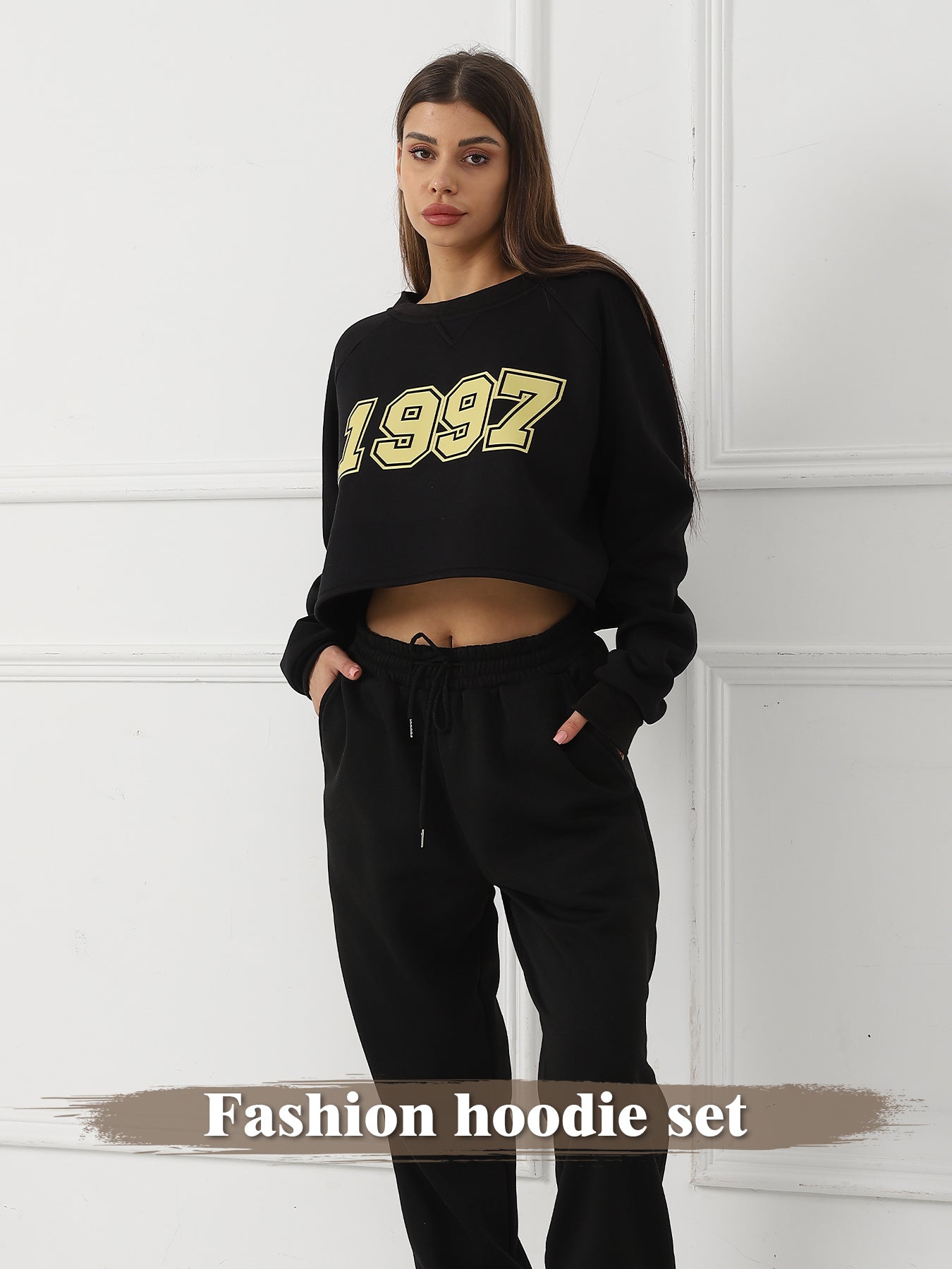 House of Luna | 1997 Graphic Lounge Set – Long Sleeve Hoodie & Joggers